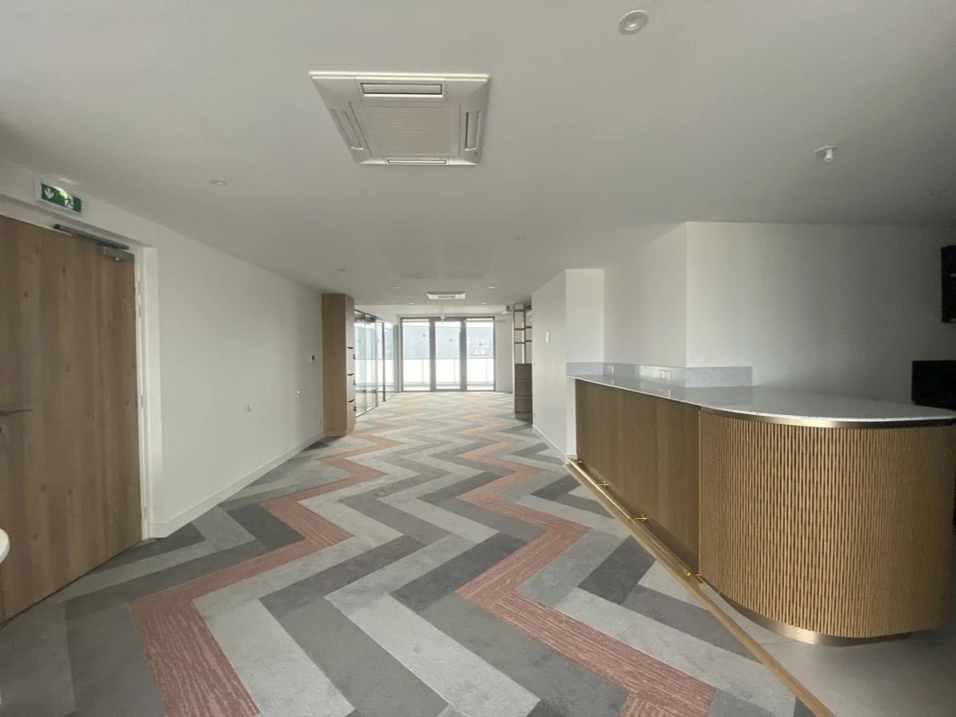 Moquette en lames bureaux Talence